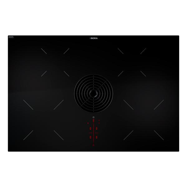 BORA Pure induction cooktop with integrated cooktop extractor Exhaus