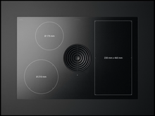 Load image into Gallery viewer, BORA M Pure 80cm Wide Rough Black Venting Induction Hob – Externally Ducted- PURMA2R