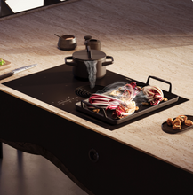 Load image into Gallery viewer, BORA M Pure 80cm Wide Rough Black Venting Induction Hob – Recirculating - PURMU2R