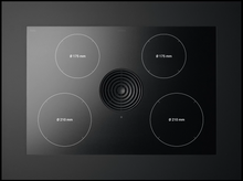 Load image into Gallery viewer, BORA Pure 80cm Wide Rough Black Venting Induction Hob – Externally Ducted - PURA2R