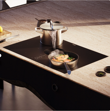 Load image into Gallery viewer, BORA Pure 80cm Wide Rough Black Venting Induction Hob – Externally Ducted - PURA2R
