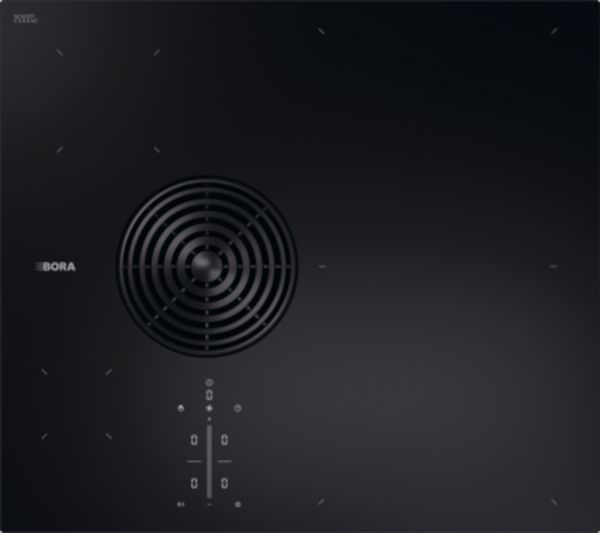 BORA S Pure 60cm Wide Rough Black Venting Induction Hob – Recirculating - PURSU2R