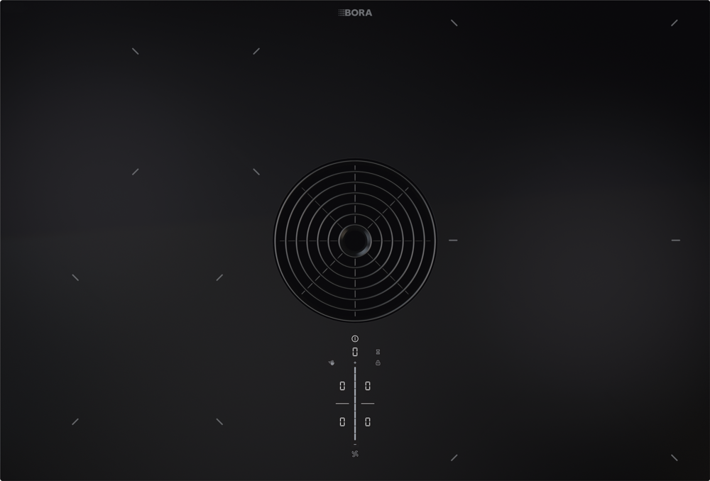 BORA M Pure surface/induction cooktop with integrated cooktop extracto ...