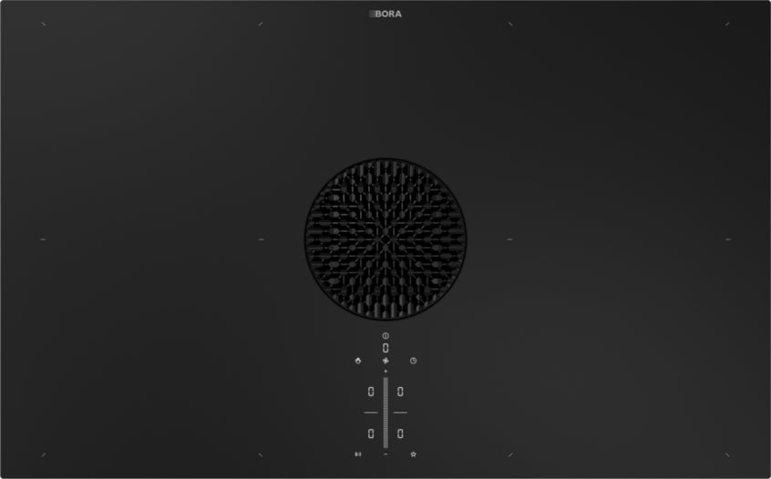 BORA X Pure Rough surface induction  cooktop with integrated cooktop extractor - recirculation - PUXU2R