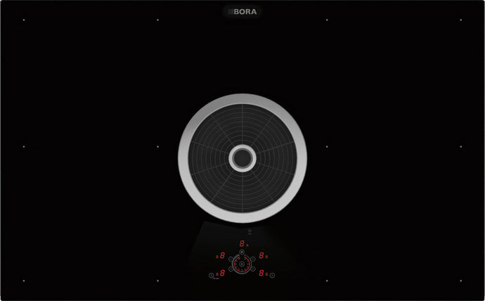 BORA Basic surface induction cooktop with integrated cooktop extractor, suitable for Basic - Exhaust air - BFIA