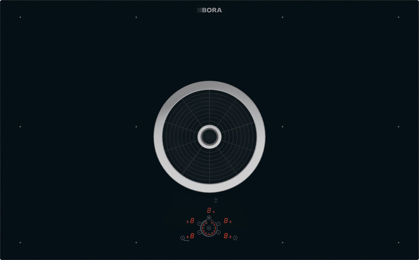 BORA Basic surface induction cooktop and integrated cooktop extractor ...