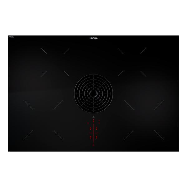 BORA Pure induction cooktop with integrated cooktop extractor - Recirculation (suitable for Pure) PURU